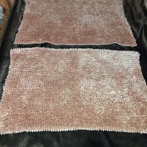 Chenille bathroom rugs